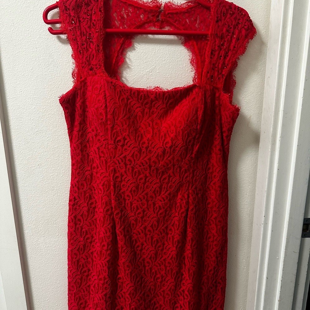 Lace mini dress